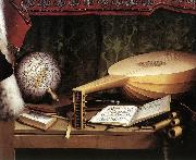 HOLBEIN, Hans the Younger The Ambassadors (detail) s USA oil painting reproduction